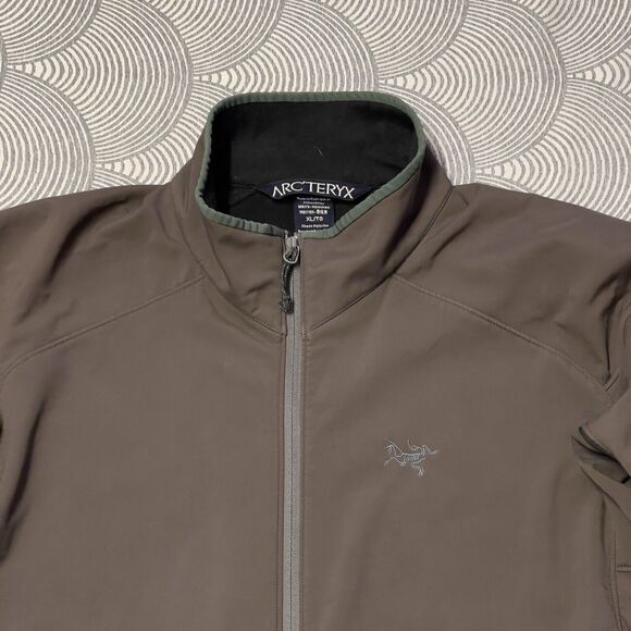 Arc’teryx Herren Soft Shell Full Zip Jacket Brown Men XL GUC Read* - Picture 2 of 12